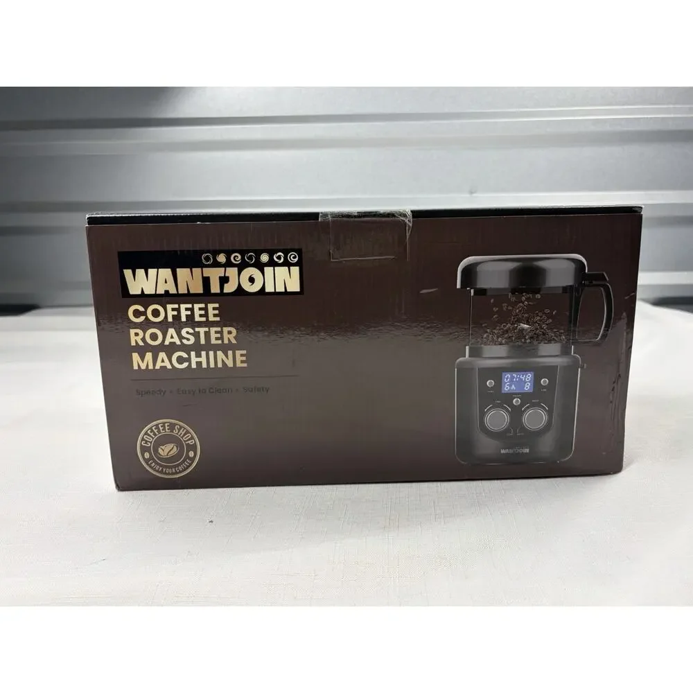 WANTJOIN Air Coffee Roaster 100g 2.35oz 1200W Programmable Display